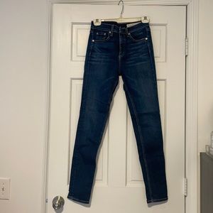 rag & bone High Rise Skinny Jean Size 26